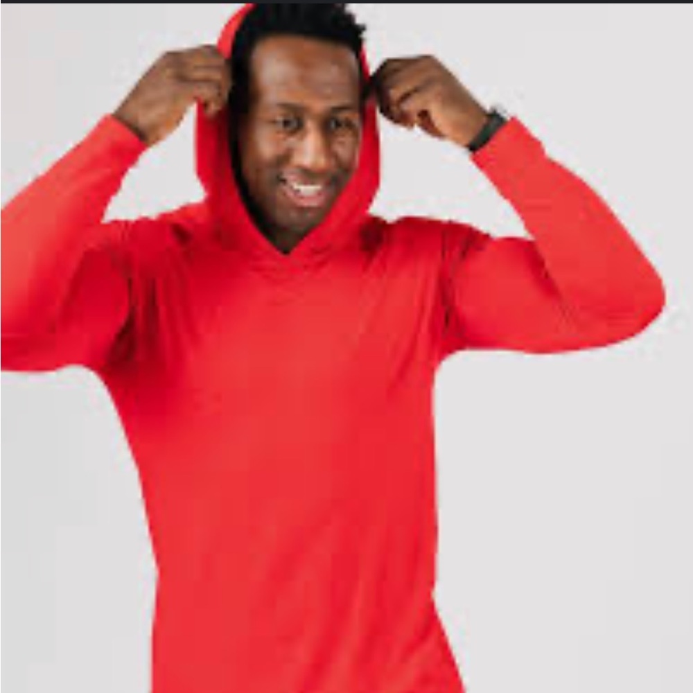 NWT ZYIA Active Men’s Red Performance Hoodie XXL